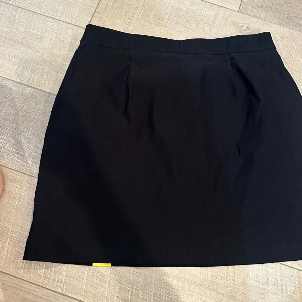 RAFAELLA WOMENS BLACK SKORT MEDIUM NEW FUNCTIONAL POCKETS - Picture 9 of 10